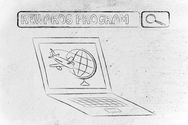 Havayolu rewards program kavramı