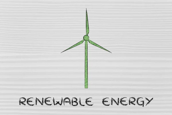 Ilustración de energía alternativa — Foto de Stock