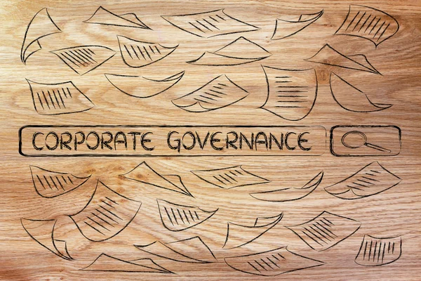 Investigación sobre la gobernanza corporativa —  Fotos de Stock