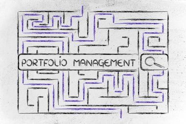 Arama Etiketler hakkında portföy yönetimi ile labirent