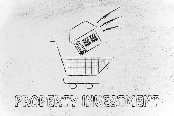 Concepto de mercado inmobiliario — Foto de Stock