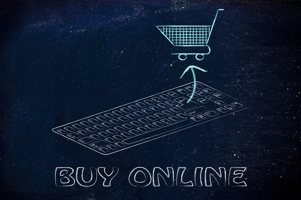 Comercio electrónico y compras en línea —  Fotos de Stock