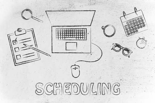 The importance of scheduling — Stock Photo, Image