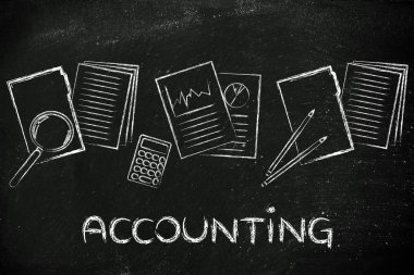 Muhasebe: işle ilgili belgeleri ve istatistikleri ile tasarım