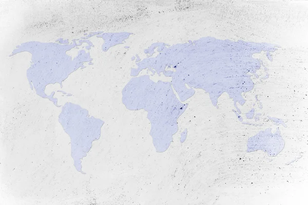 Mapa do mundo sobreposição fundo — Fotografia de Stock