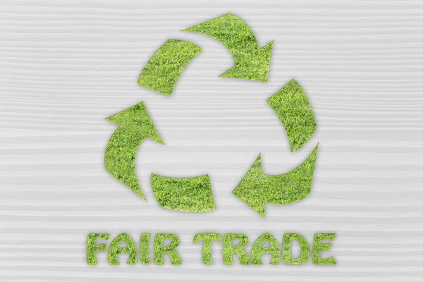Fair trade ilustrace — Stock fotografie