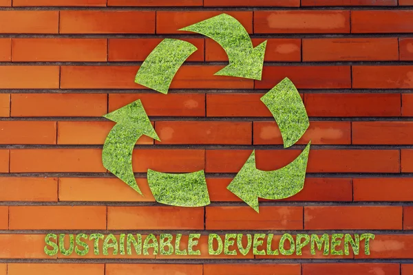 Sustainable development illustration — Stock Photo, Image