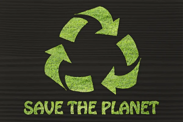 Save the planet illustration — Stock Photo, Image