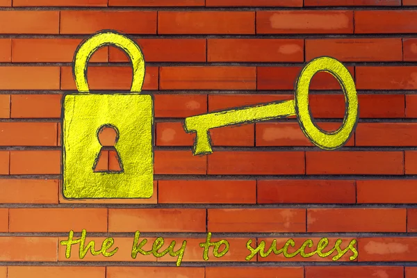 metaphor of getting the key to success