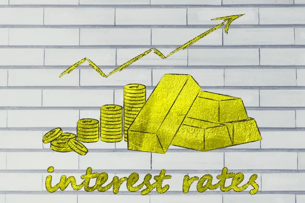 Concept of good interest rates — Stock Photo, Image