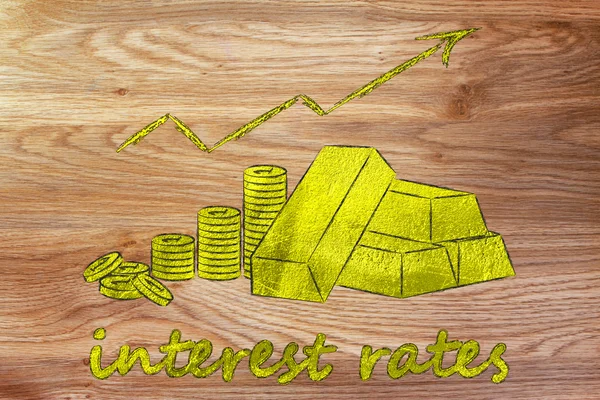 Concept of good interest rates — Stock Photo, Image