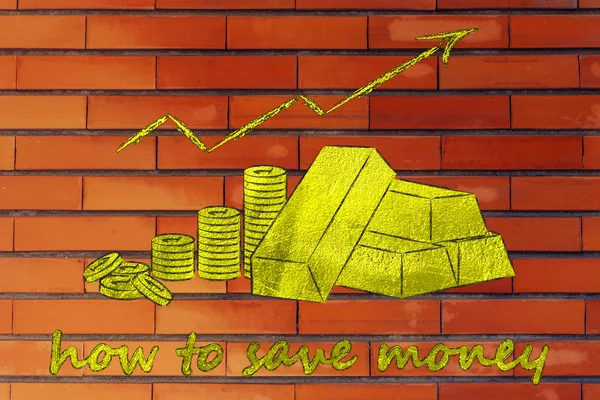 Concept of saving more money — Stock Photo, Image