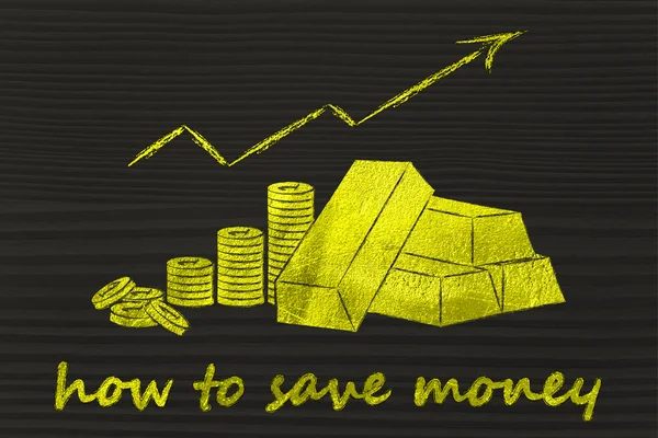 Concepto de ahorrar más dinero —  Fotos de Stock