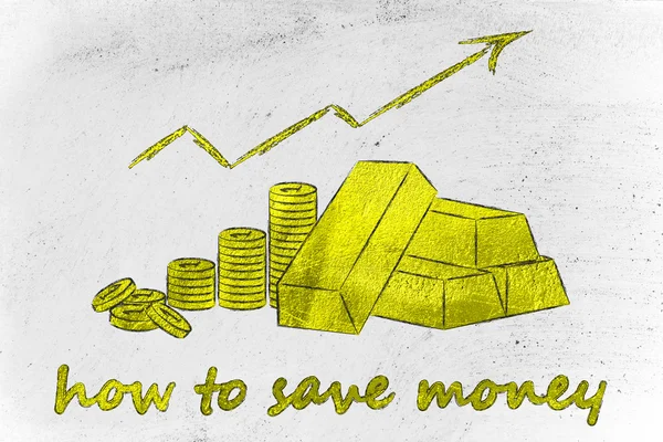 Concepto de ahorrar más dinero —  Fotos de Stock