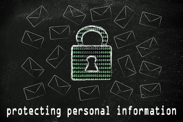 Protecting personal information — Stock Photo, Image