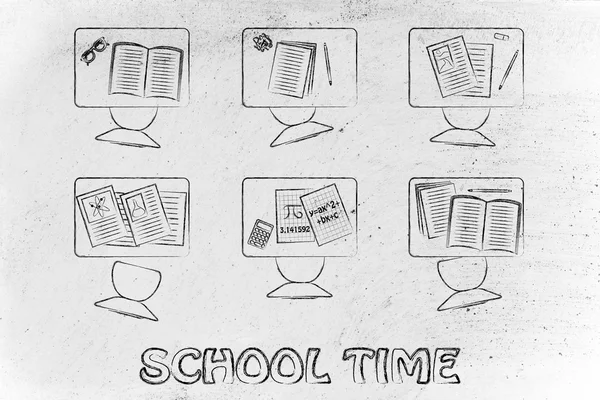 School time illustration — Stock Photo, Image