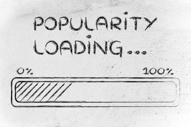 komik ilerleme çubuğu popülerlik yükleme ile