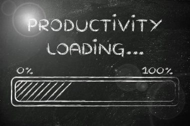 komik ilerleme çubuğu verimlilik yükleme ile