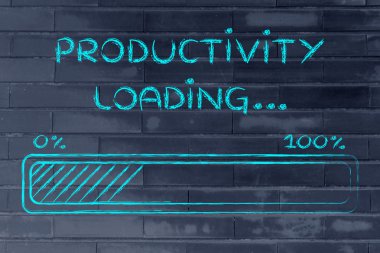 komik ilerleme çubuğu verimlilik yükleme ile