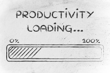 komik ilerleme çubuğu verimlilik yükleme ile