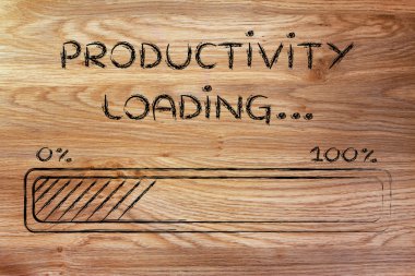 komik ilerleme çubuğu verimlilik yükleme ile