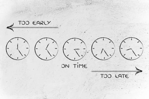 Gestión del tiempo y creación de horarios — Foto de Stock