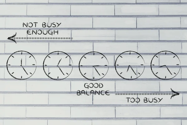 Gestión del tiempo en el trabajo —  Fotos de Stock