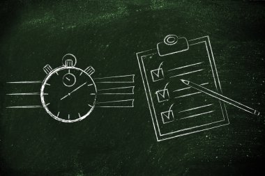 Kronometre ve tam listesi yapmak için