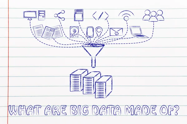 Concepto de big data — Foto de Stock