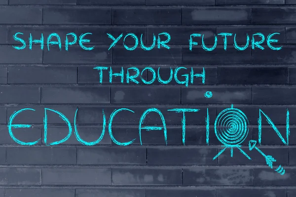 shape your future through education illustration