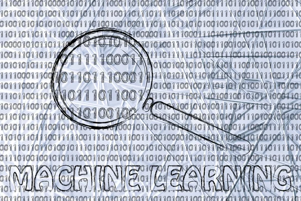 Concept van machinaal leren — Stockfoto