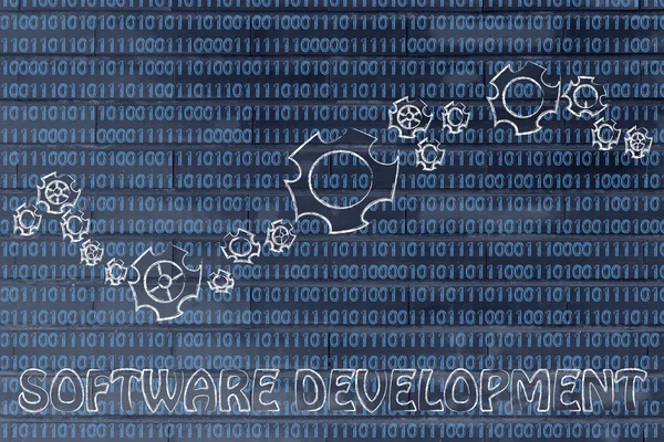 소프트웨어 개발의 개념 — 스톡 사진