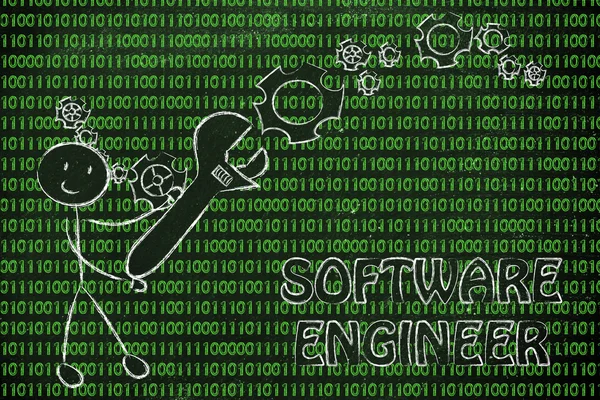 Ser engenheiro de software — Fotografia de Stock