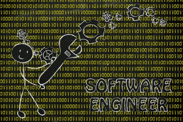 Softwareingenieur sein — Stockfoto