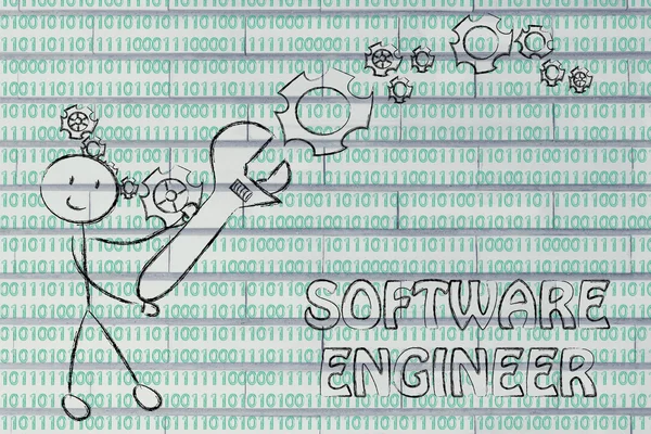 Softwareingenieur sein — Stockfoto