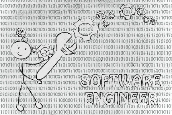 Wordt een softwareingenieur — Stockfoto