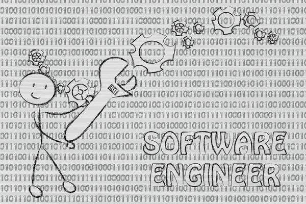 Softwareingenieur sein — Stockfoto