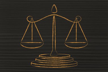 bir eski okul denge gösteren resim