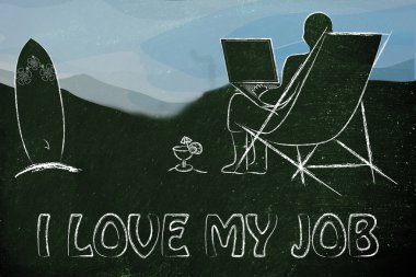 Modern jobs illustration