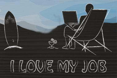 Modern jobs illustration