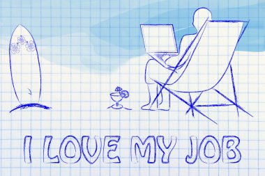 Modern jobs illustration