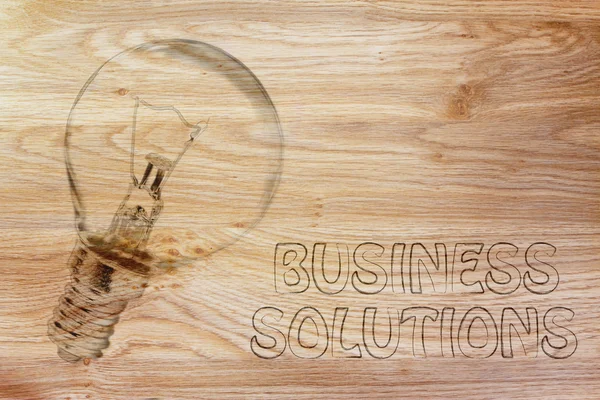 Brilliant ideas for business solutions — Zdjęcie stockowe