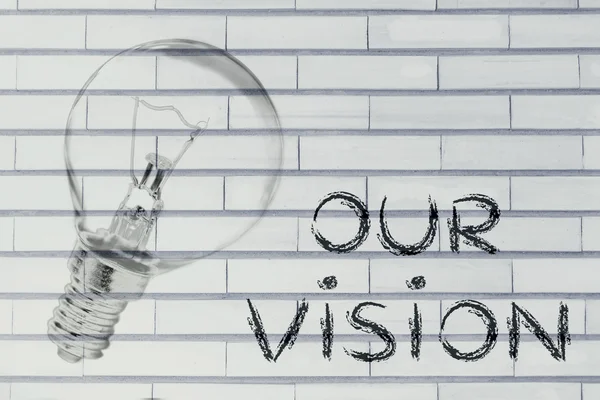 The brilliant ideas behind our vision — 스톡 사진