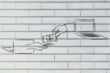 concept of selling and buying online