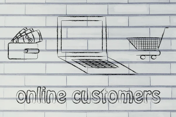 E-business concept illustration — Stok fotoğraf
