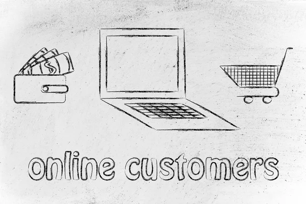 E-business concept illustration — Stock Photo, Image