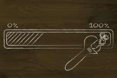 concept of troubleshooting internet connection