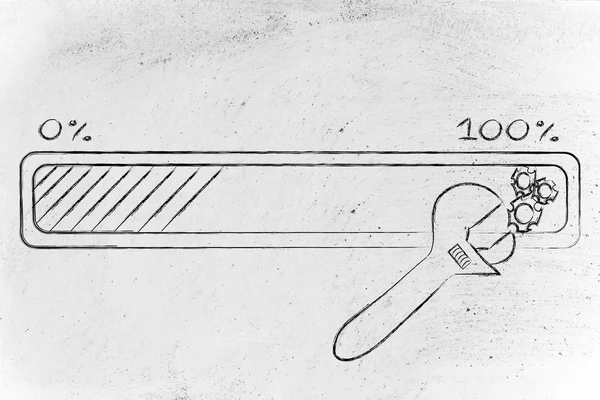 Concept of troubleshooting internet connection — Zdjęcie stockowe