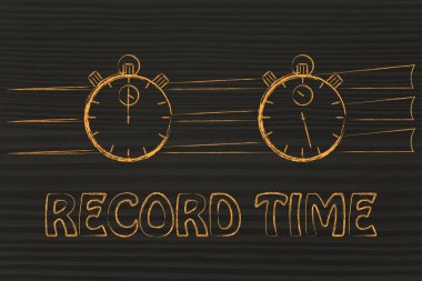 concept of achieving goals at record time
