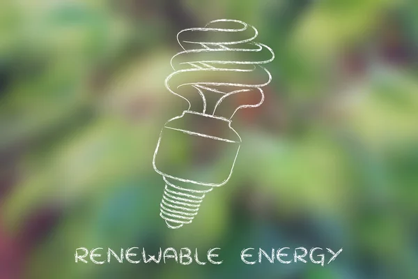 Energy savings illustration — Stockfoto